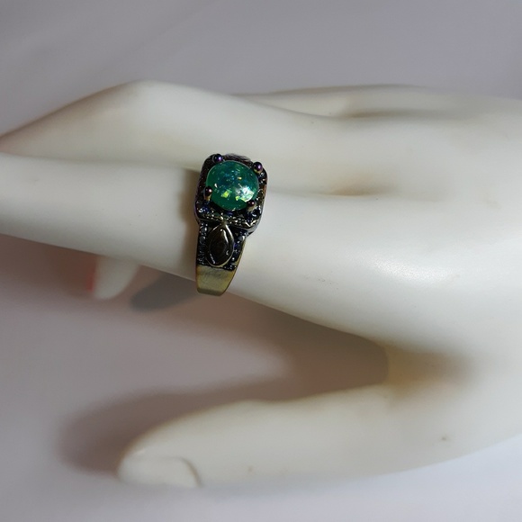 Beautiful rainbow Gold filled ring - Picture 2 of 4